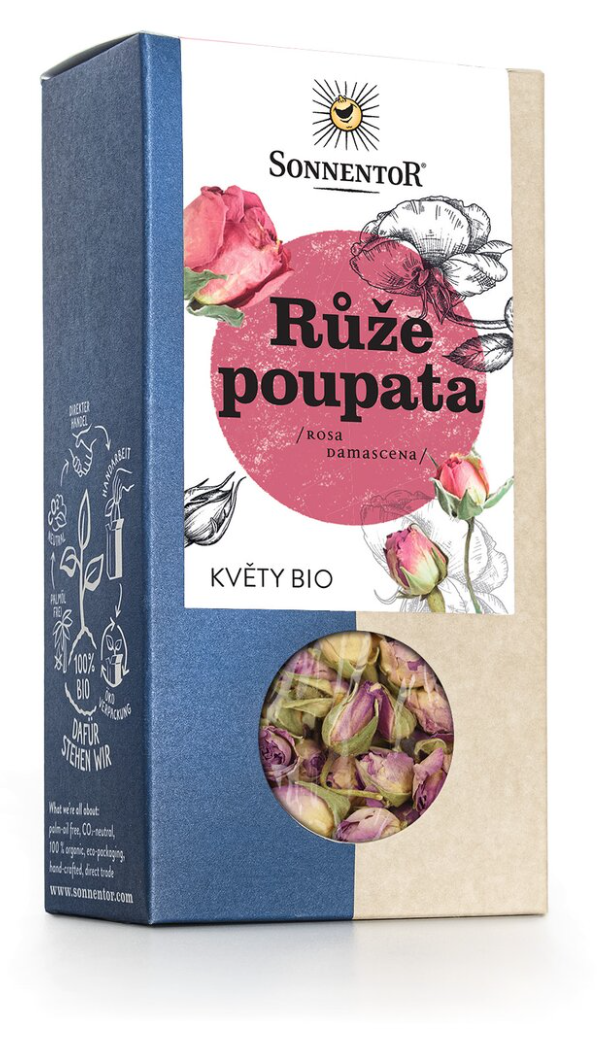 Sonnentor - Kwiat róży (pąki), sypki, ekologiczny, 30 g