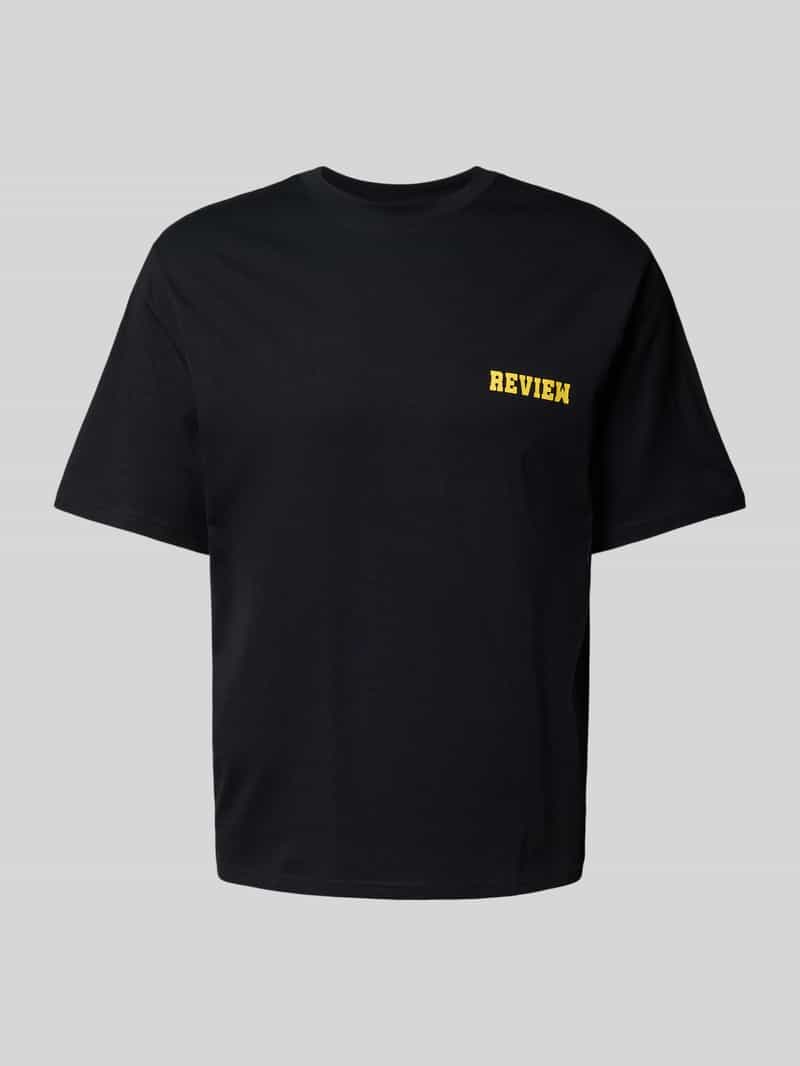 T-shirt o kroju regular fit z mieszanki bawełny i wiskozy