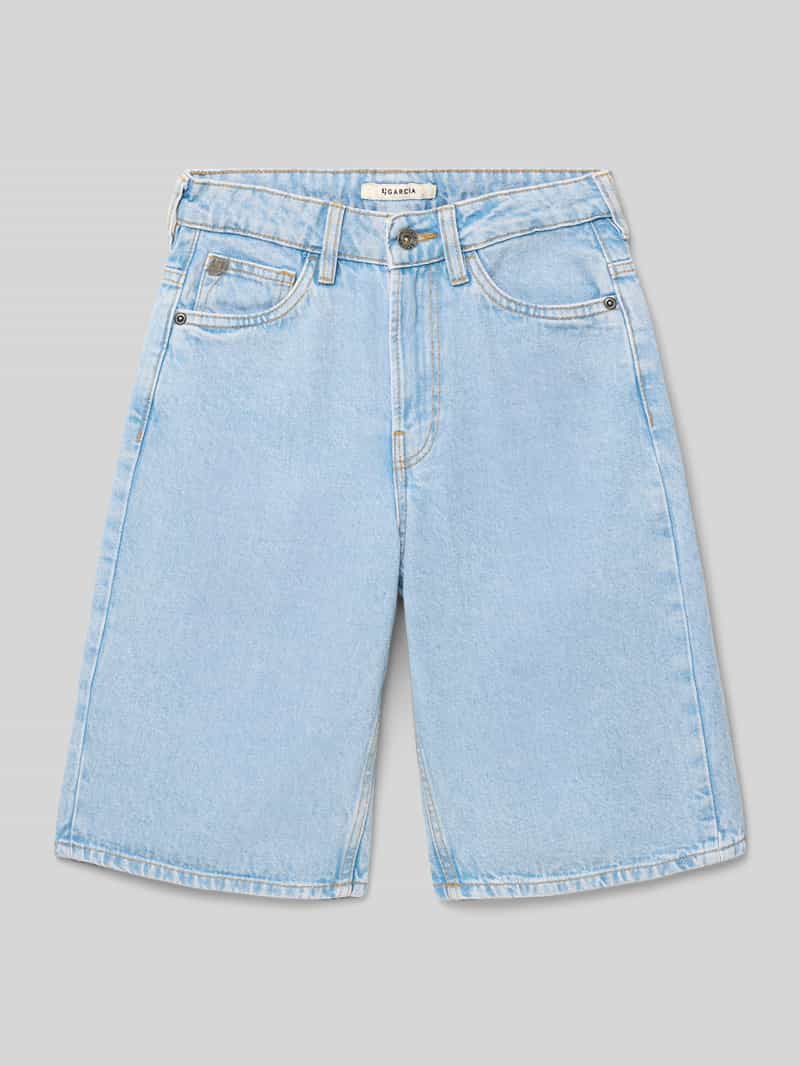 Bermudy z 5 kieszeniami i detalami z logo