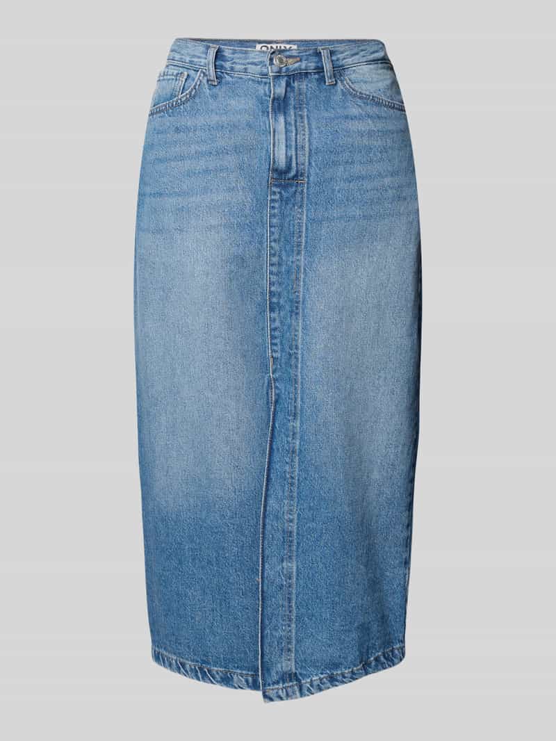 Spódnica midi jeansowa z czystej bawełny model ‘ENYA’
