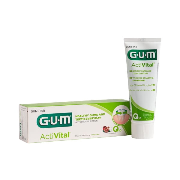 GUM Butler GUM ActiVital 6050- pasta do mycia zębów przeciw chorobom dziąseł, 75 ml 6050