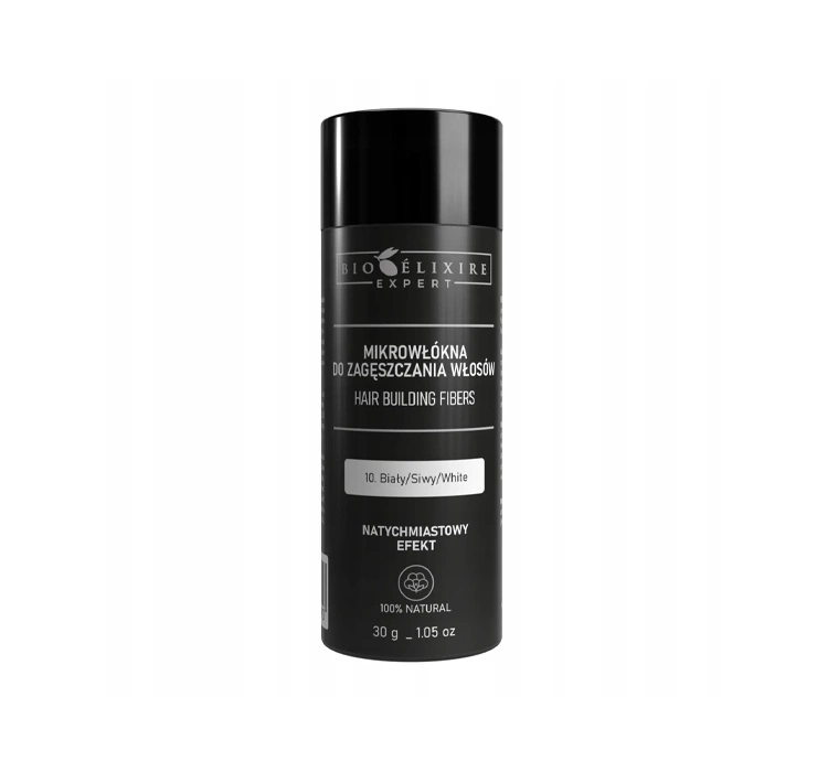 Bioelixire Expert mikrowłókna bawełniane do zagęszczania włosów Biały/Siwy 30 g