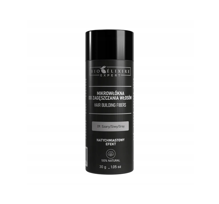 Bioelixire Expert mikrowłókna bawełniane do zagęszczania włosów Szary/Siwy 30 g