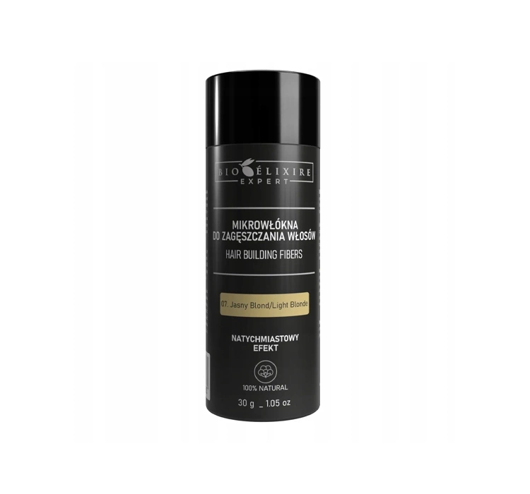 Bioelixire Expert mikrowłókna bawełniane do zagęszczania włosów Jasny Blond 30 g