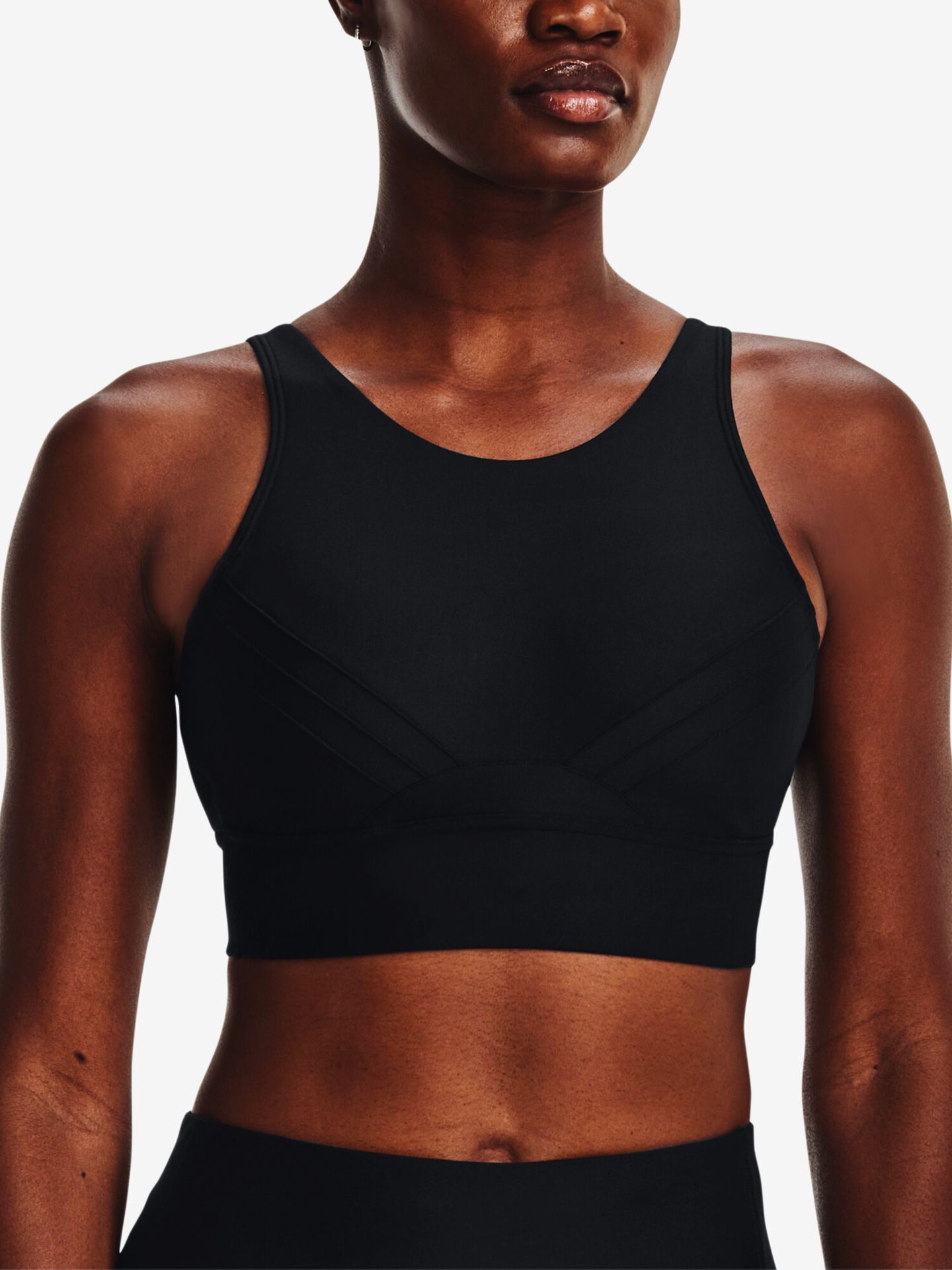 Biustonosz damski Under Armour Infinity Pintuck Mid-BLK M