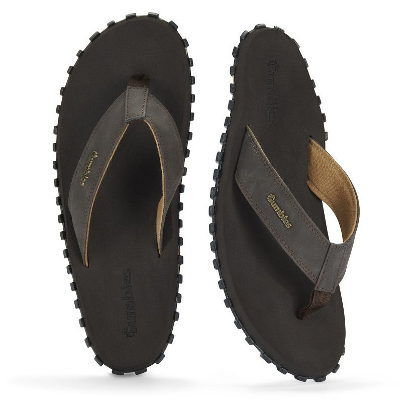 Japonki Gumbies Vegovert Brown Rozmiar butów (UE): 44 / Kolor: brązowy