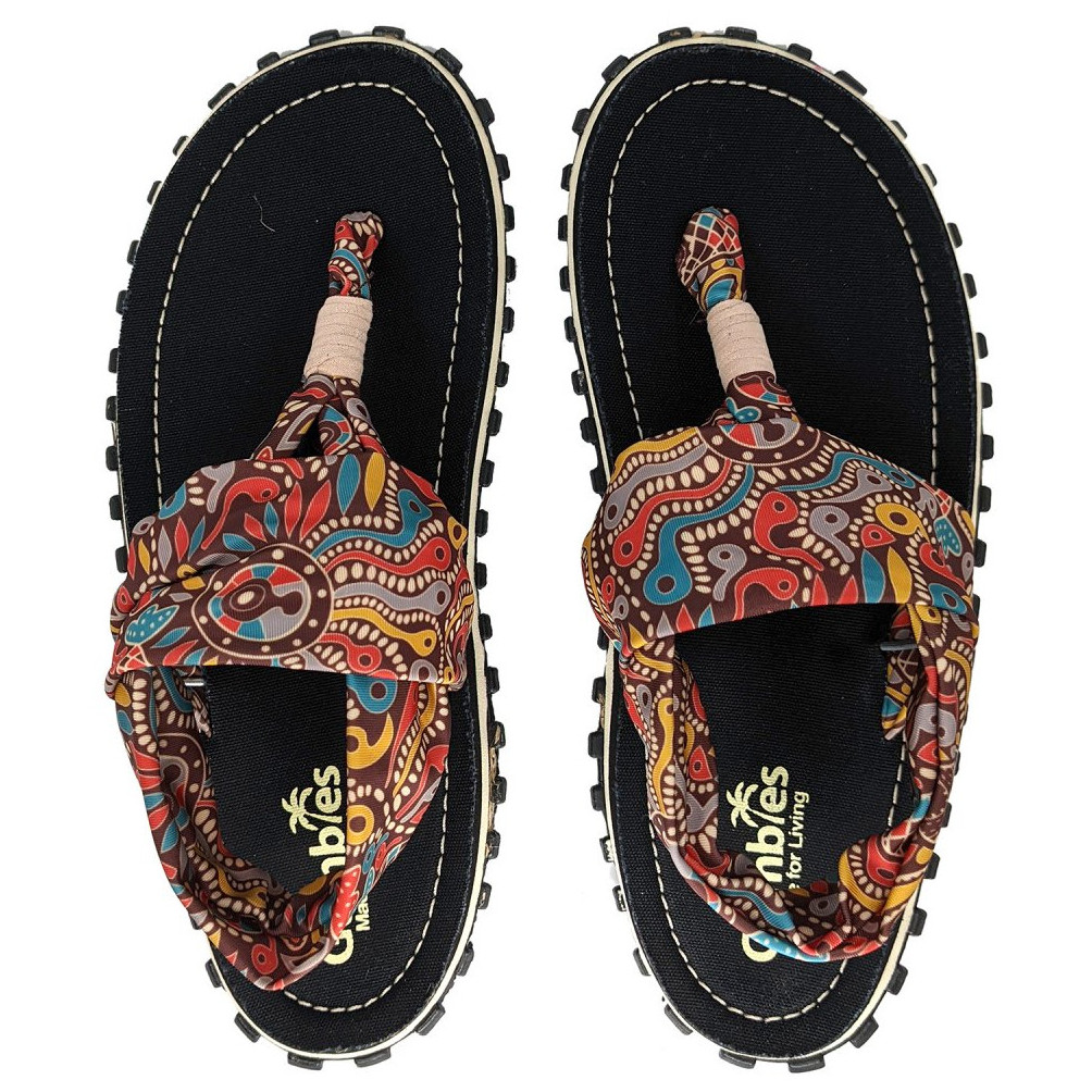 Sandały Gumbies Slingback Aboriginal Rozmiar butów (UE): 37 / Kolor: czarny/brązowy