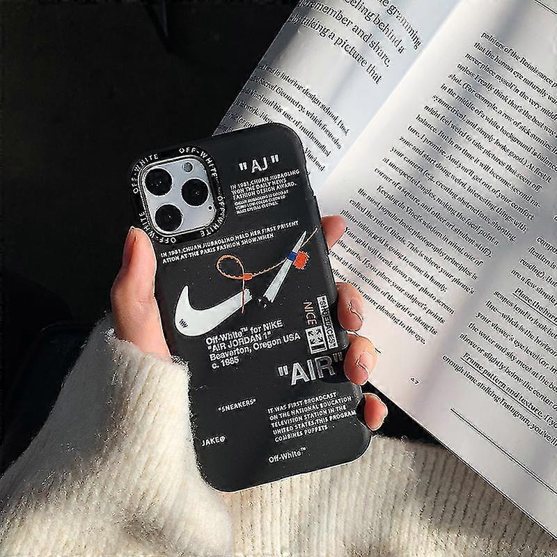 Dla Iphone 13/12/11 Nike Frosted Etui na telefon 13pro /12pro czarny iphone 13 pro max