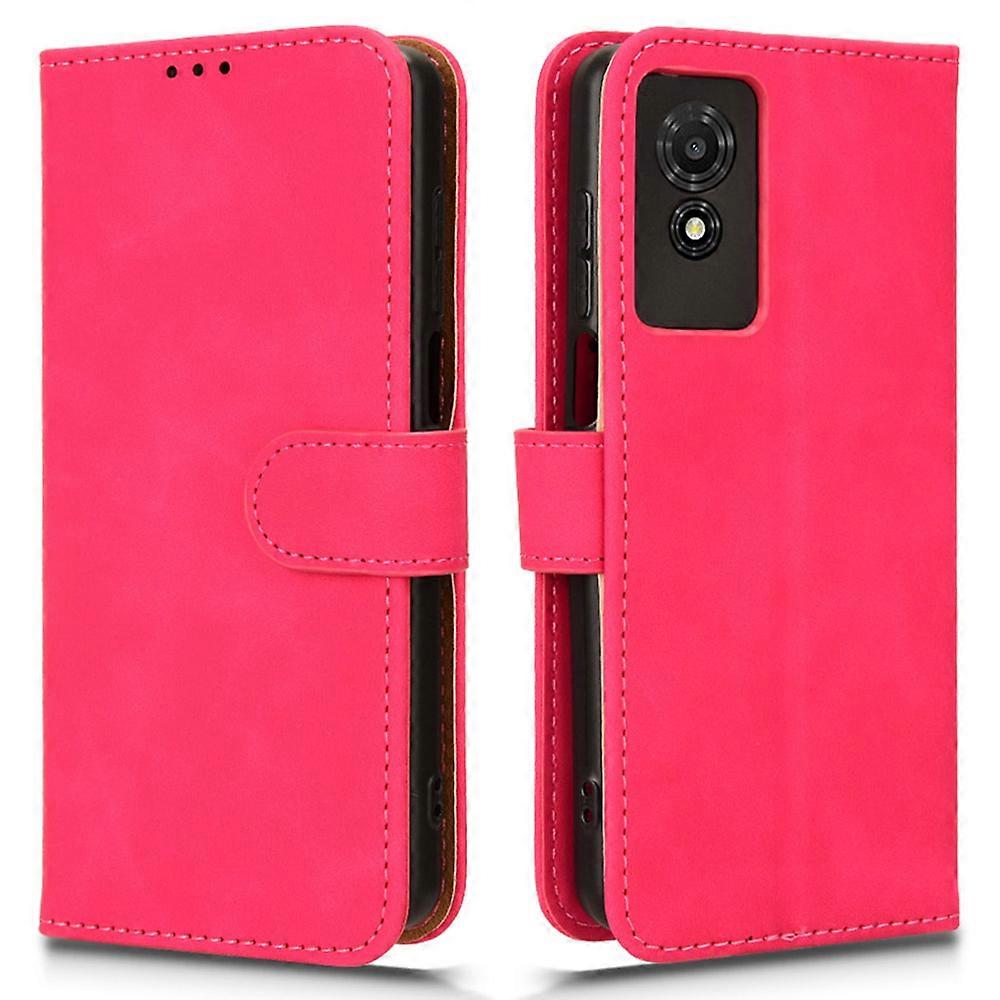Do skórzanego etui TCL 501 Portfel Skin-touch Pokrowiec na telefon Róża