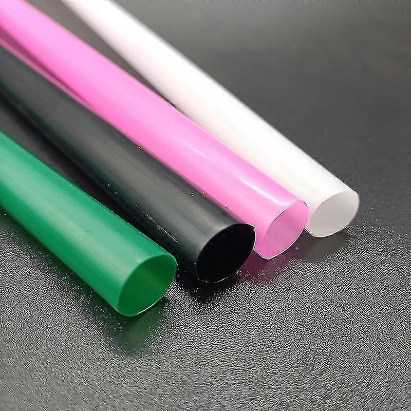 100-500PCS Plastikowa Słoma Perłowa Mleko Herbata Słomka do picia Napój Prosta słomka 12mm CZARNY 200PCS