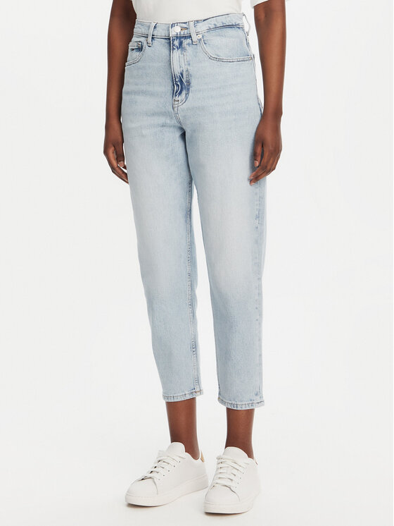Tommy Jeans Jeansy DW0DW20656 Niebieski Mom Fit