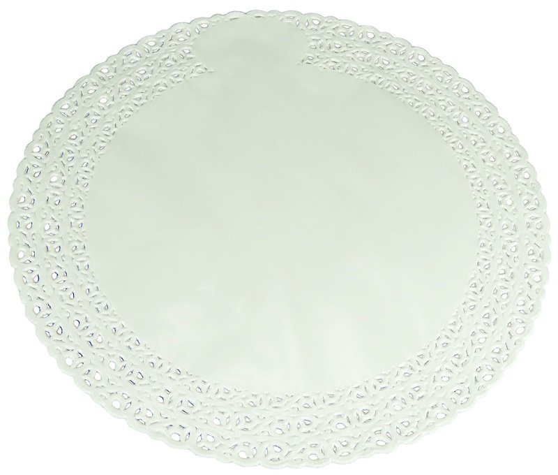 SERWETKA PORCELANOWA PODKŁAD TORT śr 23cm 10szt