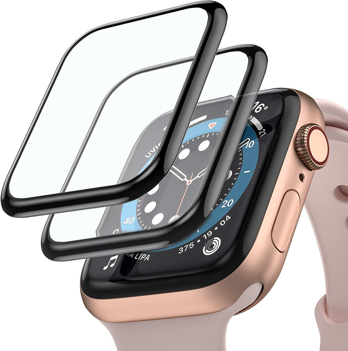 2x SZKŁO HYBRYDOWE DO APPLE WATCH 7 / 8 45mm