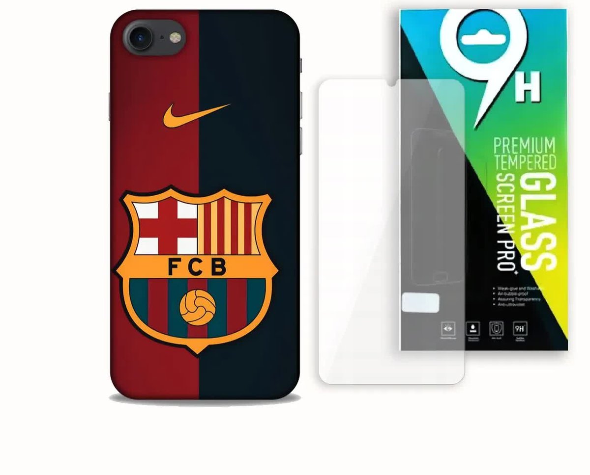 ETUI CASE DO APPLE IPHONE 7 / 8 / SE 20 22 + SZKŁO HARTOWANE- FC BARCELONA
