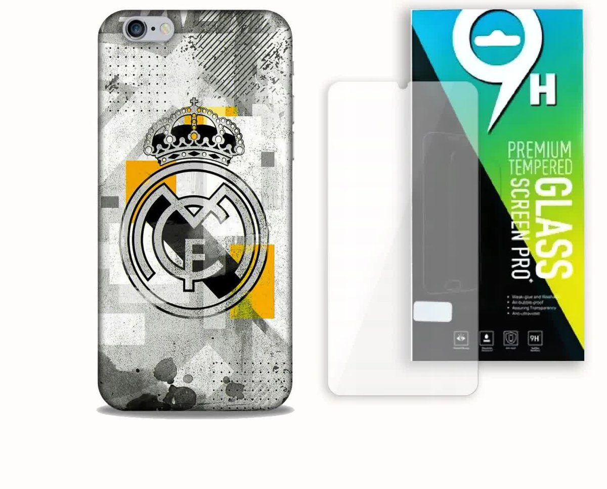 Etui Case Do Apple Iphone 6 Plus + Szkło Hartowane- Real Madryt Kluby