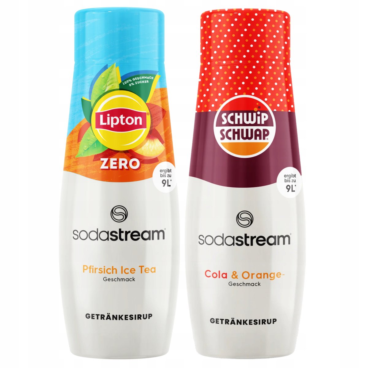 2x Syrop SodaStream Lipton Ice Tea Peach Zero Bez Cukru + Shwip Shwap