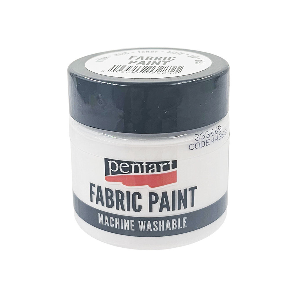 Farba do tkanin - Pentart - biała 50ml