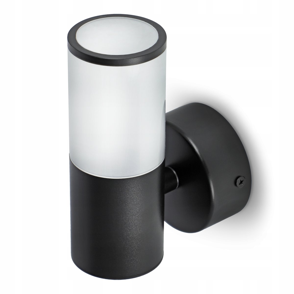 Kinkiet Zewnętrzny Czarny LED Lampa Elewacyjna Ścienna Ogrodowa GU10 IP54