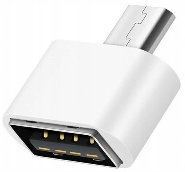 SOLIDNY ADAPTER OTG USB-A DO MICRO USB PRZEJŚCIÓWKA
