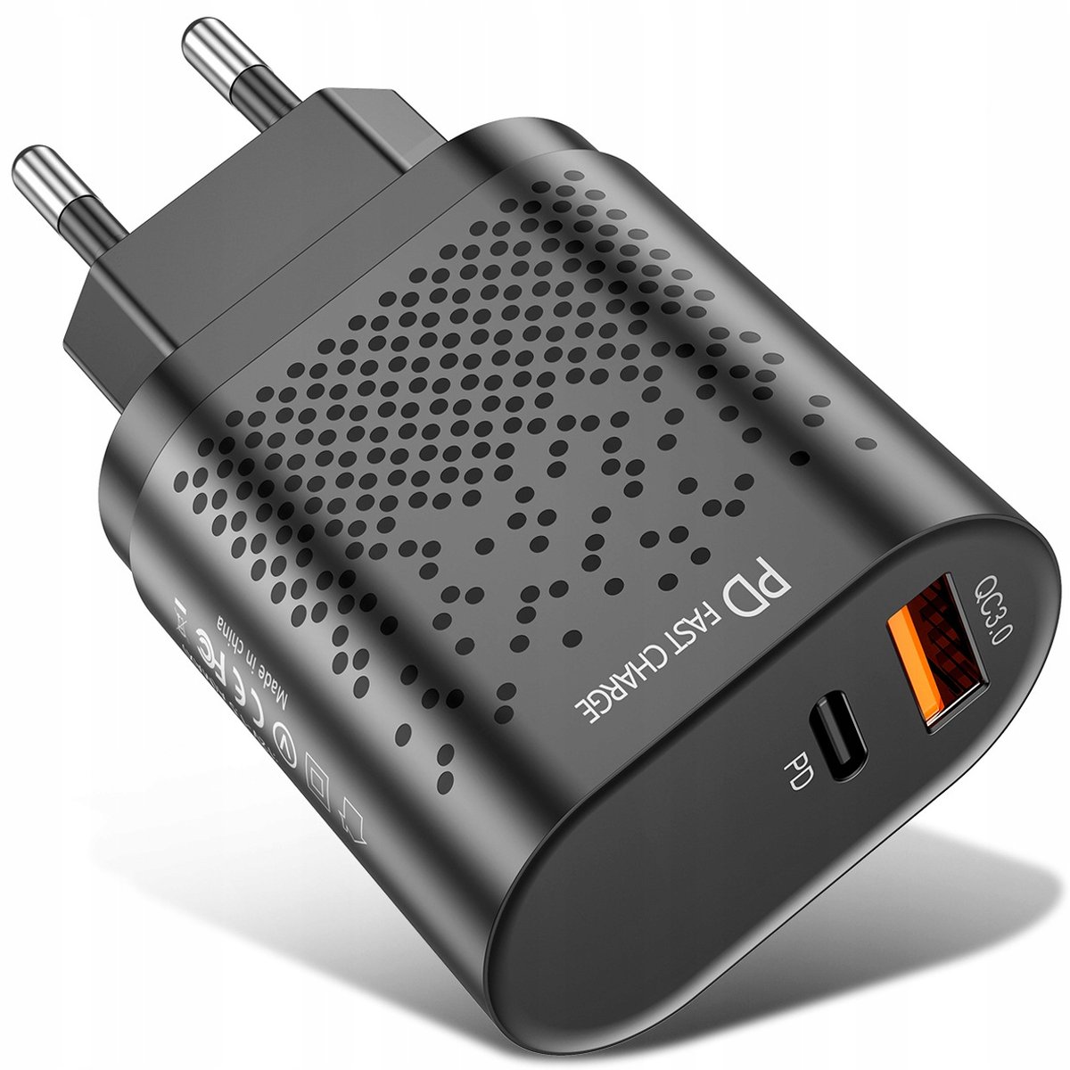 QUICK CHARGE 3.0 MOCNA ŁADOWARKA SIECIOWA USB + PD 20W