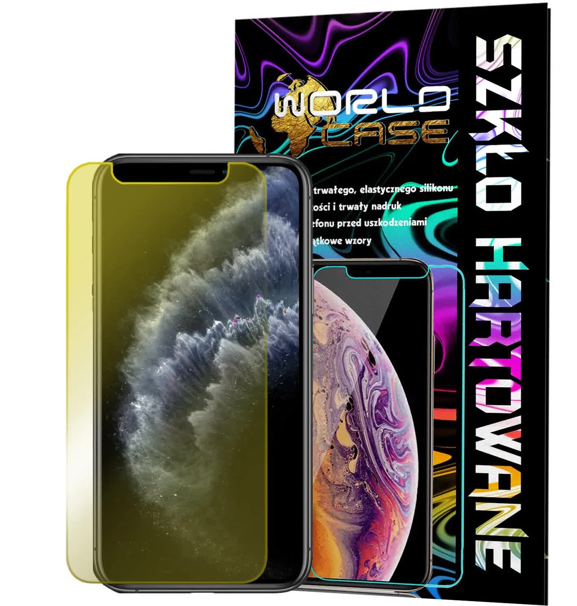 SZKŁO HARTOWANE DO APPLE IPHONE 11 / XR NA EKRAN SZKIEŁKO OCHRONNE 9H