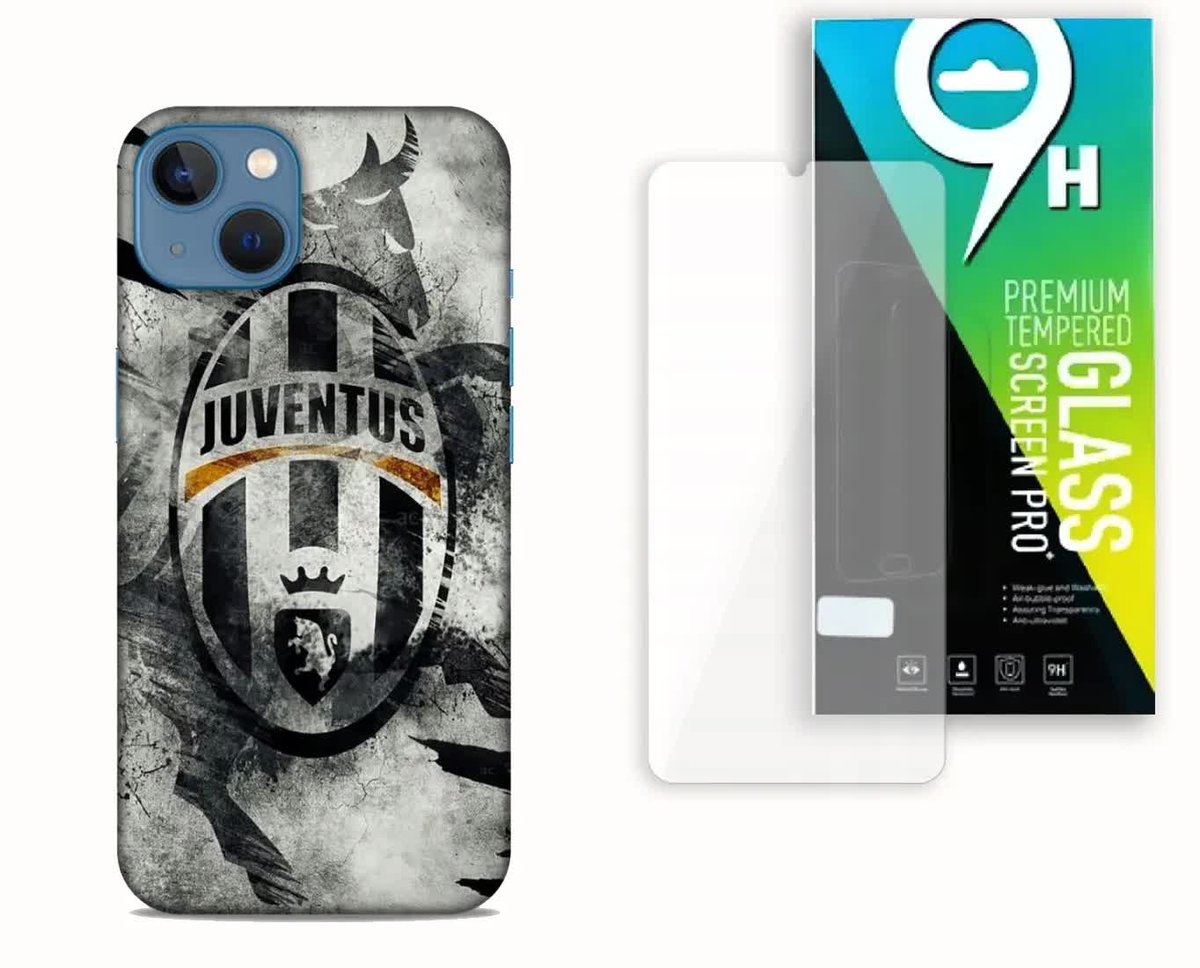 Zestaw Etui Case + Szkło Hartowane Do Apple Iphone 14 - Juventus Turyn Klub