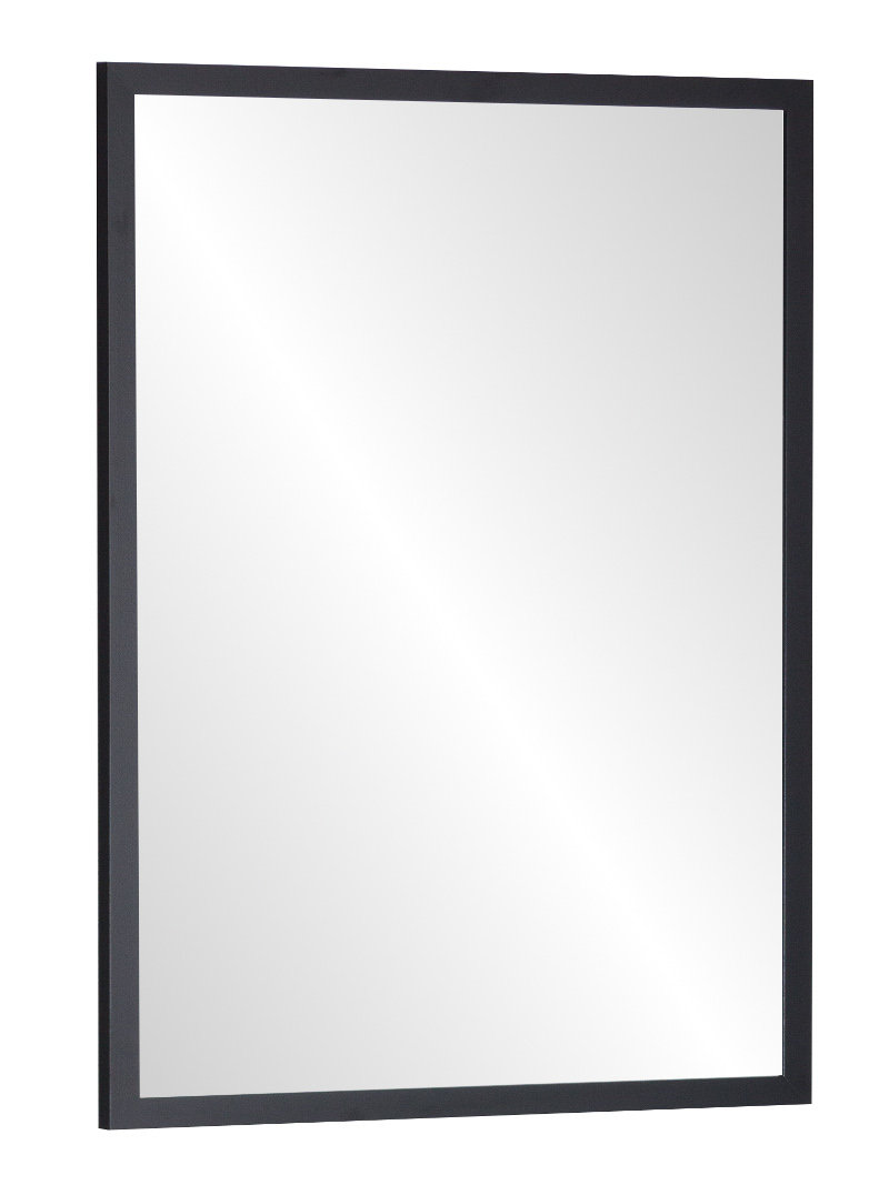 Lustro Profilmat w ramie WĄSKIEJ CZARNEJ 95X75cm PREMIUM