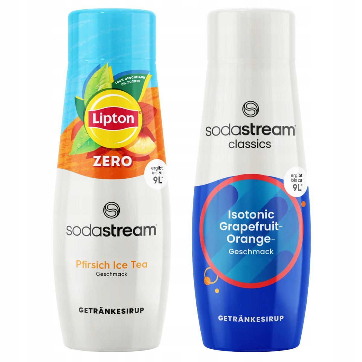 2x Syrop SodaStream Lipton Ice Tea Peach Zero Bez Cukru + Isotonic Izotonik