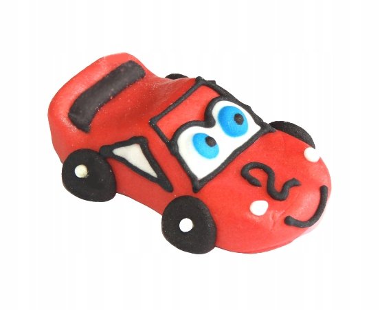 Figurka cukrowa na tort auto samochód ozdoby na tort dekoracje urodzinowe