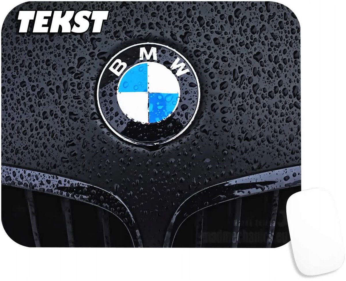 PODKŁADKA POD MYSZKĘ Z BMW MOTORYZACJA SPEED PREZENT -TEKST -20X24