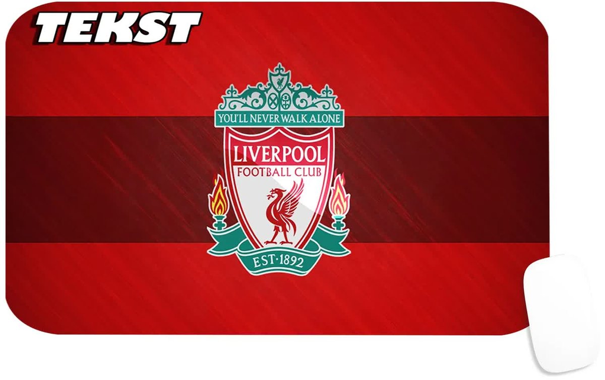 PODKŁADKA POD MYSZKĘ Z NADRUKIEM LIVERPOOL KLUBY PREZENT-TEKST -29X36