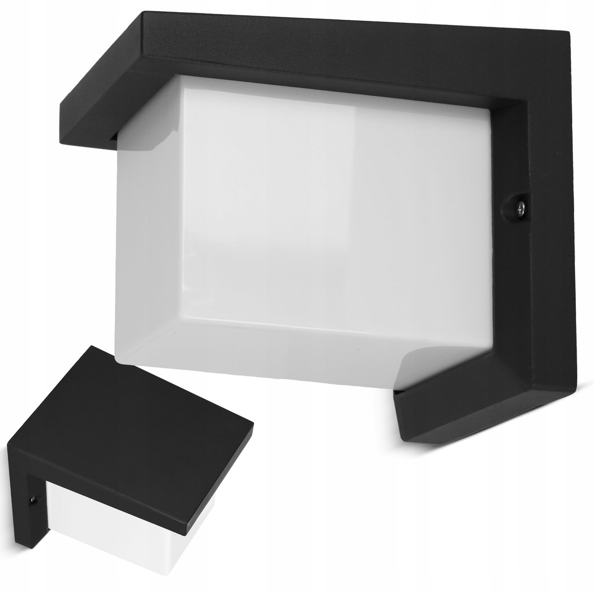 Kinkiet Zewnętrzny Lampa Elewacyjna LED Ogrodowa 1X E27 Czarna IP54