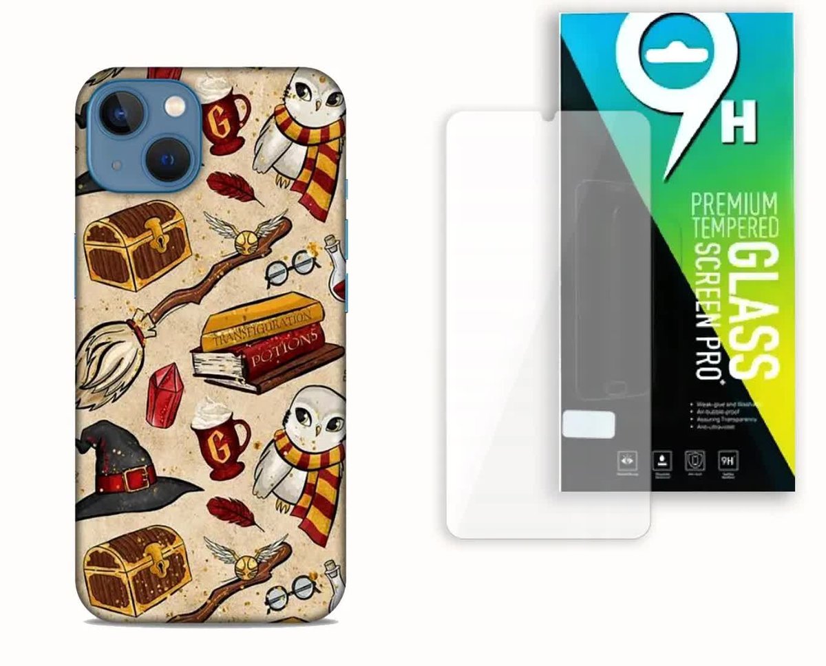 Zestaw Etui Case + Szkło Hartowane Do Apple Iphone 14 - Magia Róźdżka Kino