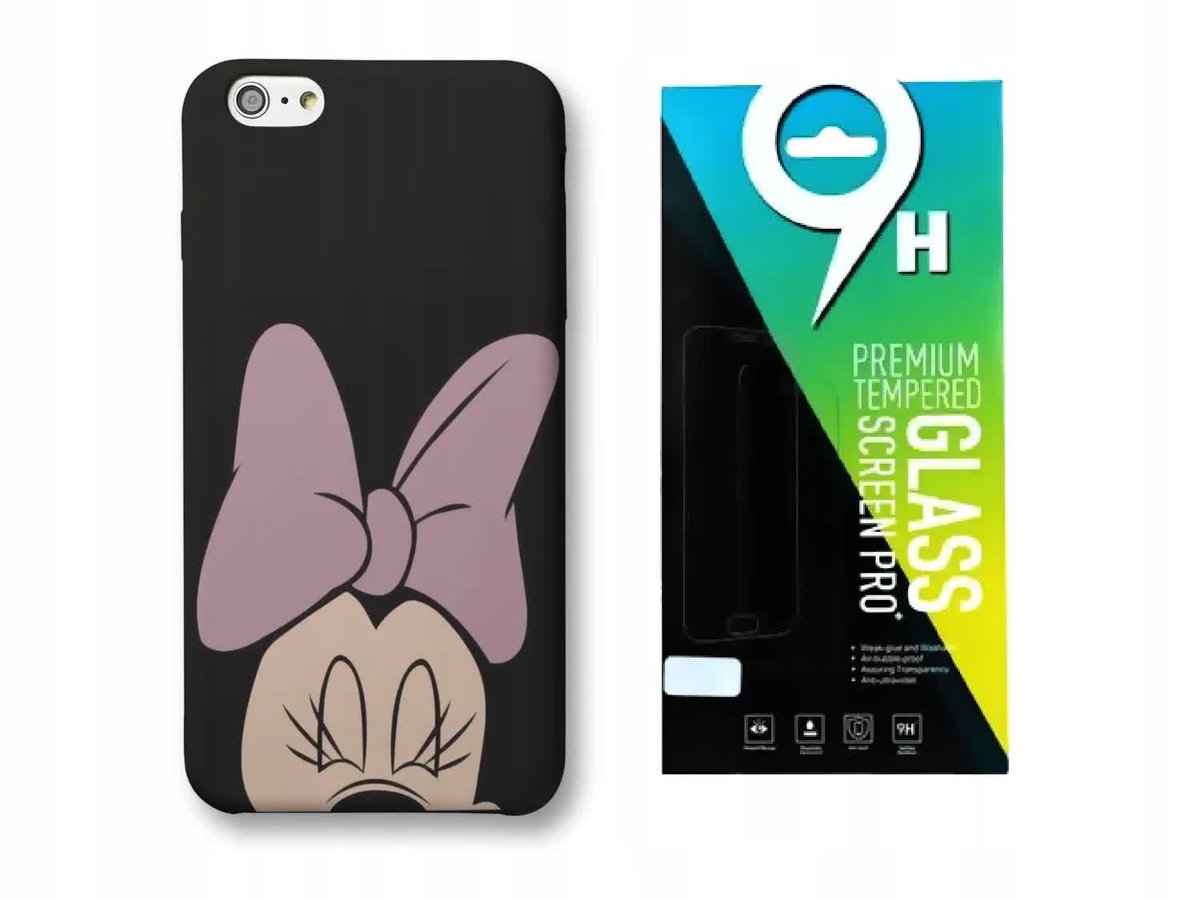 ZESTAW ETUI CASE DO IPHONE 12 PRO MAX MYSZKA MIKI RÓŻNE WZORY WYBÓR+SZKŁO