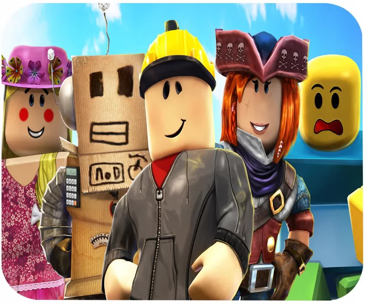 PODKŁADKA POD MYSZKĘ Z ROBLOX GRY LUDZIKI PREZENT -TEKST -29X36
