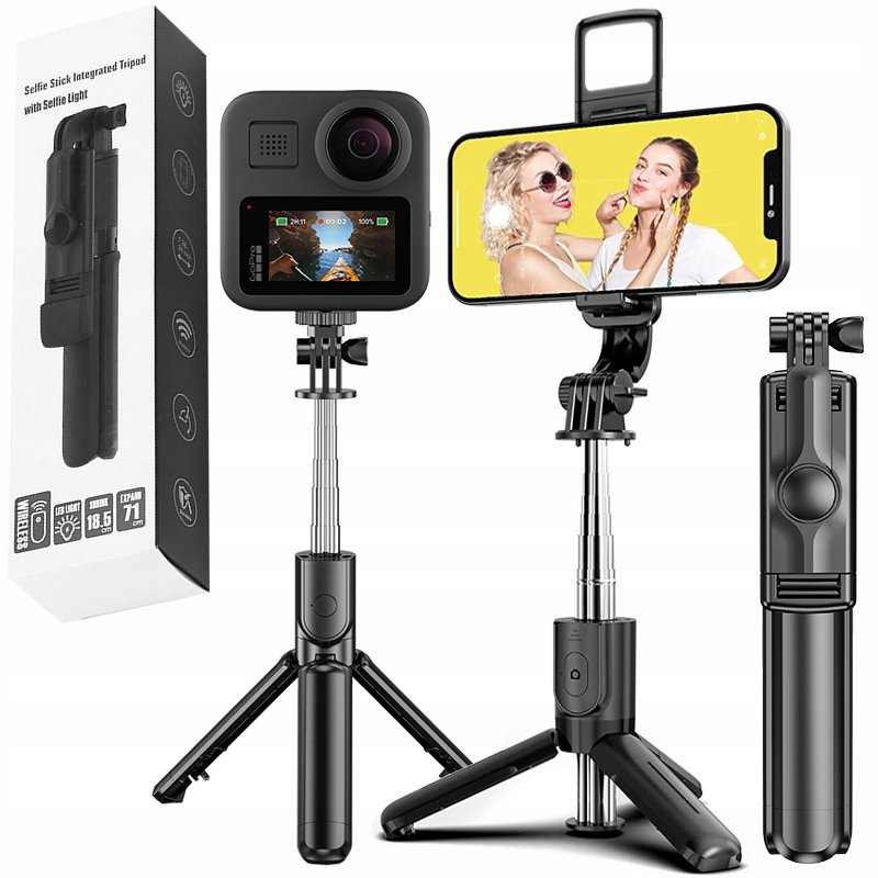 SELFIE-STICK KIJEK DO TELEFONU KAMER GOPRO STATYW