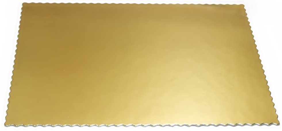 Podkład pod tort prostokątny gruby złoty 36x46 cm podkładka 2400g