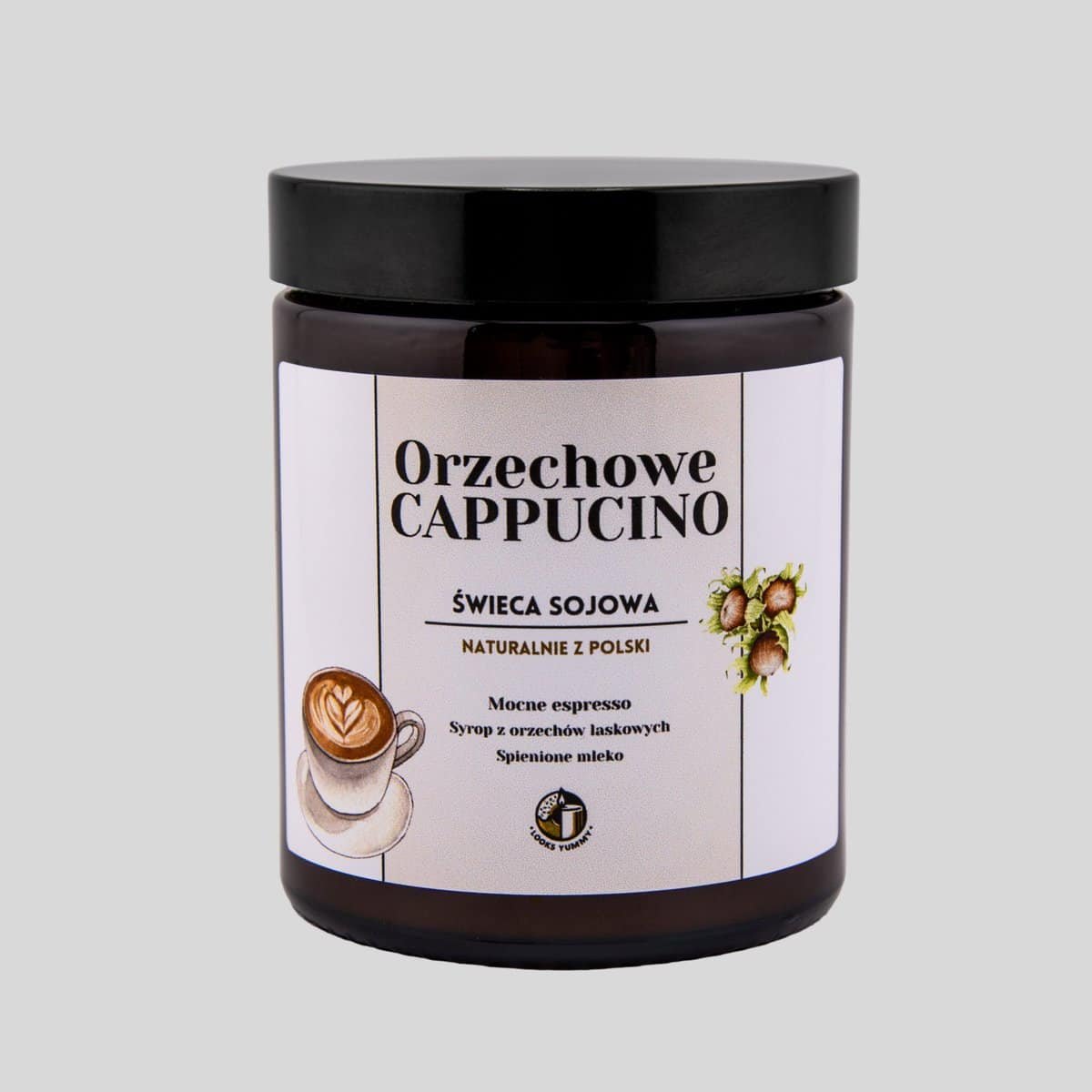 Świeca zapachowa Orzechowe Cappuccino 180 ml