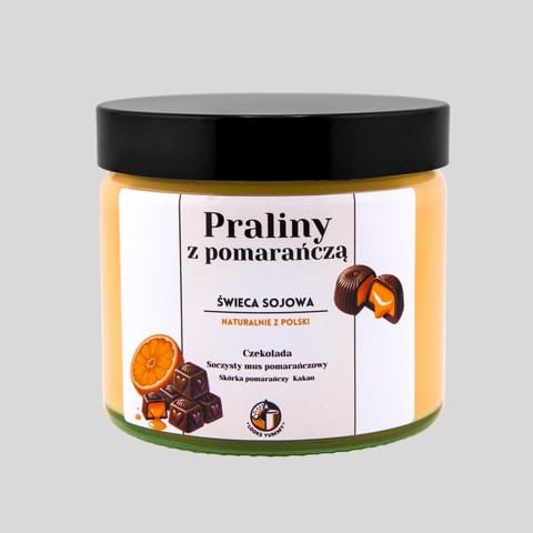 Świeca zapachowa Praliny z pomarańczą 250 ml