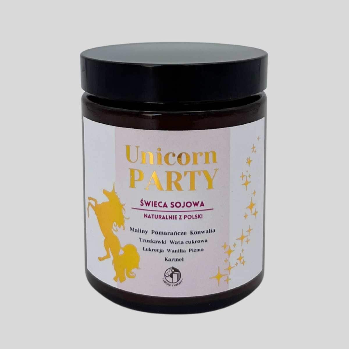 Świeca sojowa zapachowa Unicorn Party