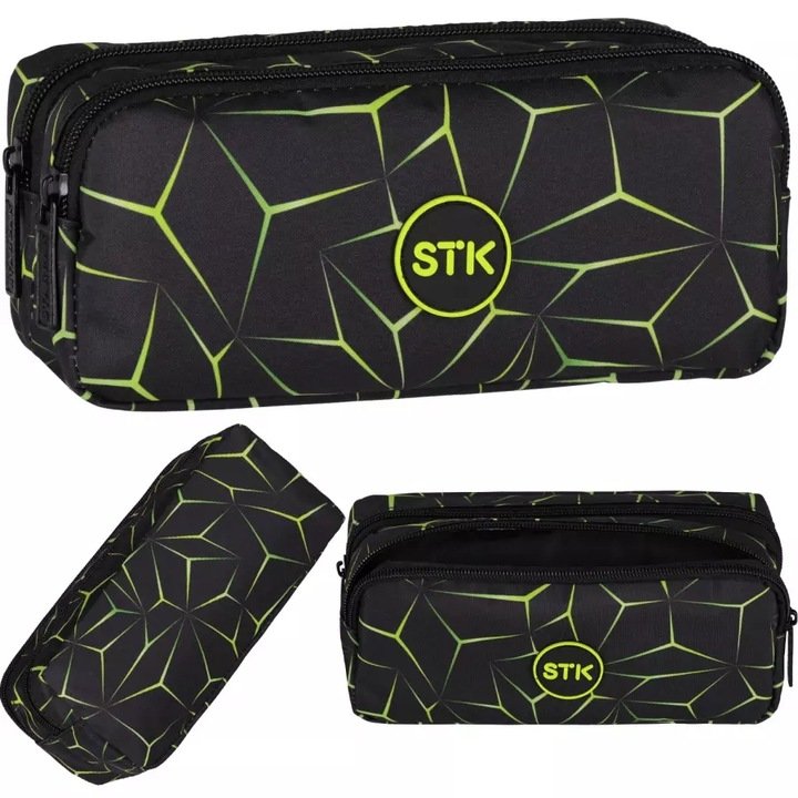 Starpak Piórnik Szkolny Saszetka Podwójna Geometric 553008