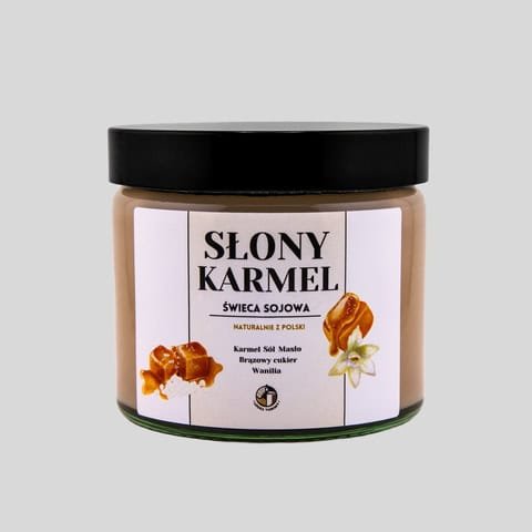 Świeca zapachowa Słony karmel 250 ml