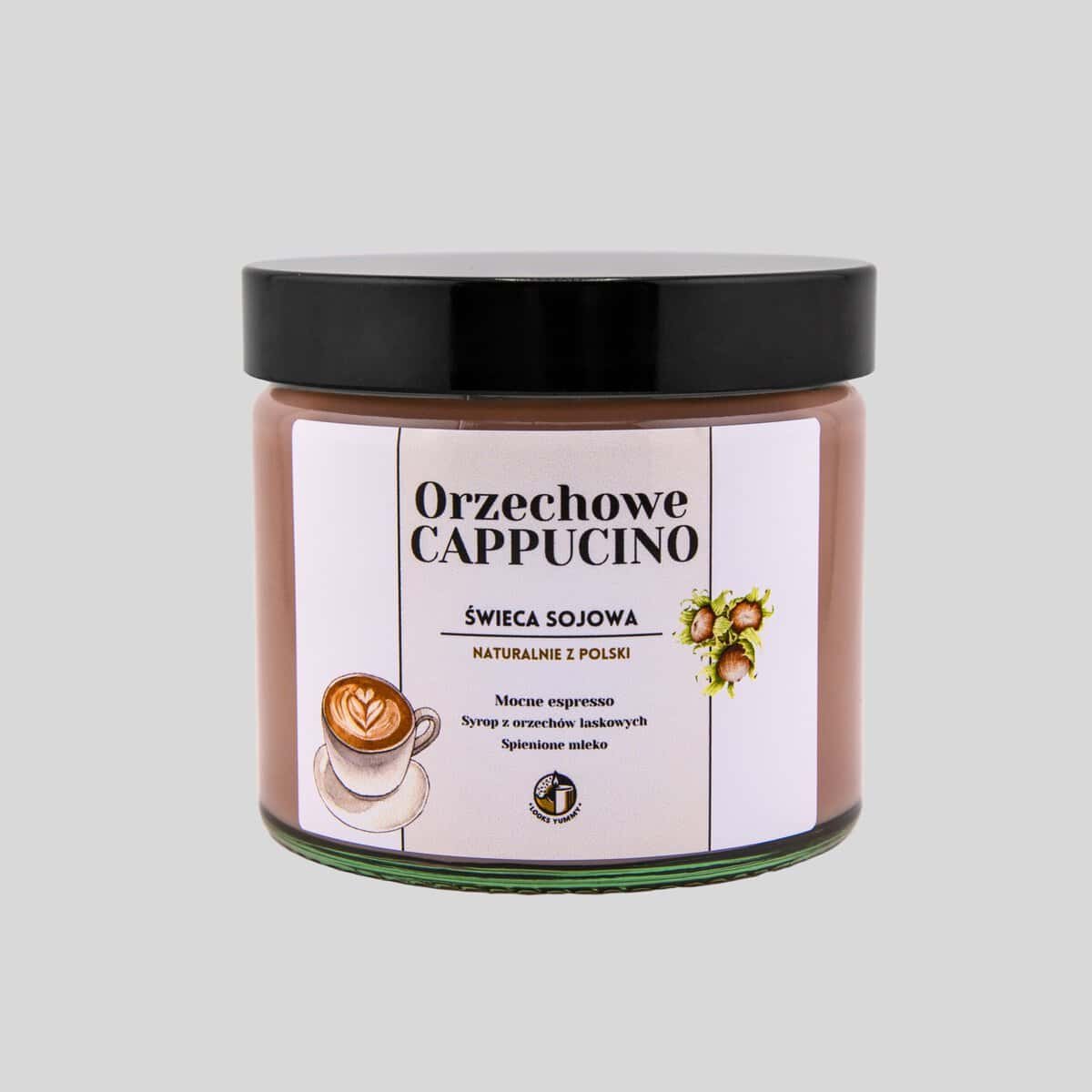 Świeca zapachowa Orzechowe Cappuccino 250 ml