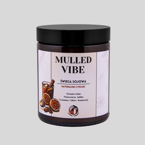 Świeca zapachowa Mulled Vibe (Grzane wino) 180 ml