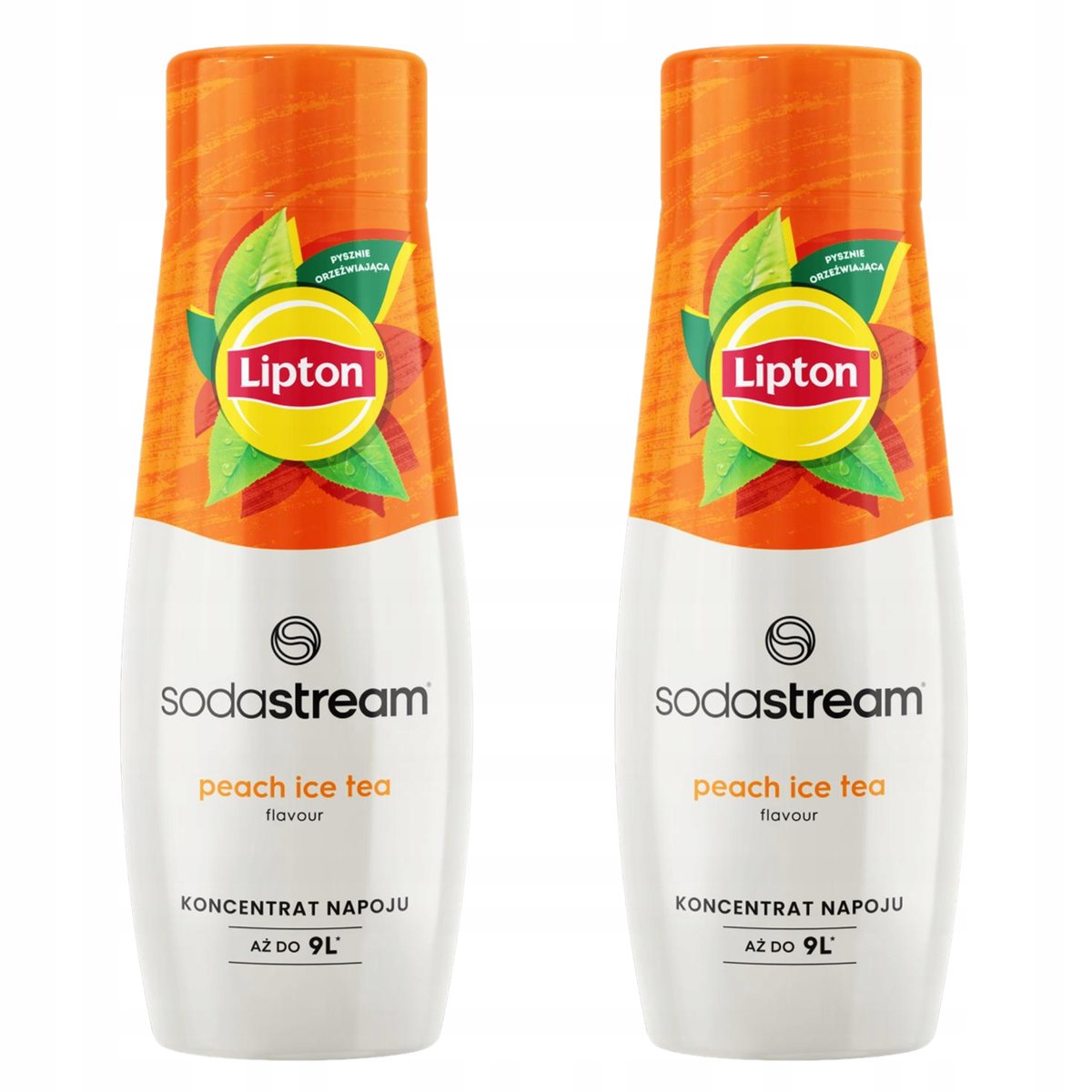 2x Syrop SodaStream Lipton Ice Tea Peach Herbata Brzoskwinia