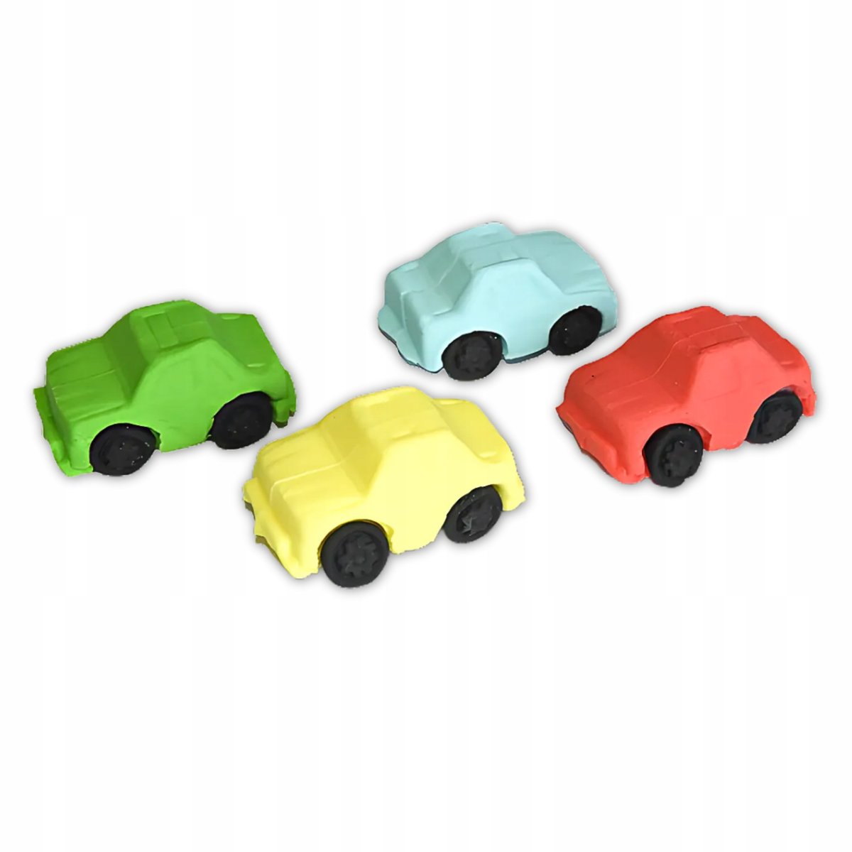 Figurka cukrowa na tort samochód ozdoba dekoracje urodzinowe auto 4szt