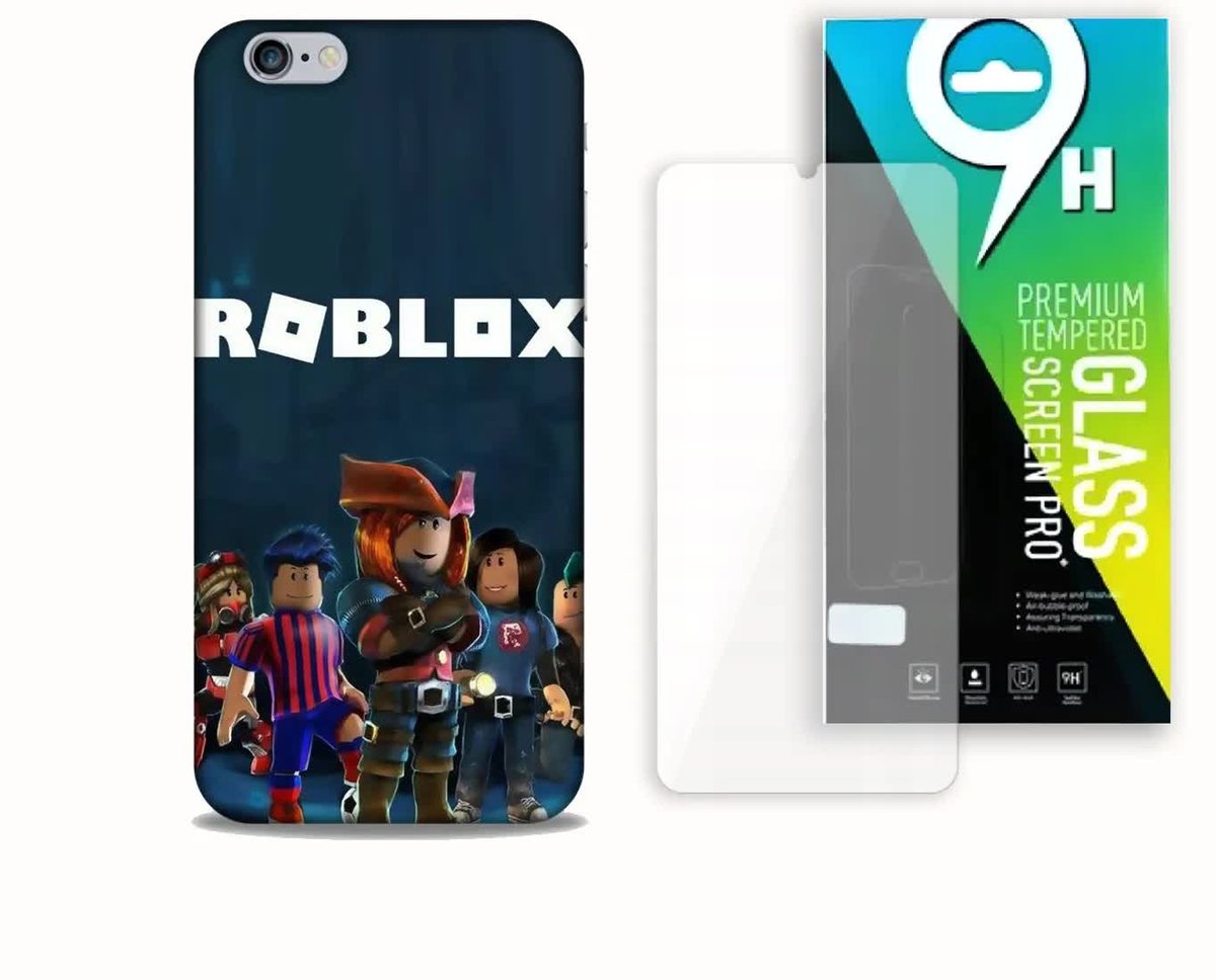 ETUI CASE DO APPLE IPHONE 6 PLUS + SZKŁO HARTOWANE- ROBLOX GAME GRY