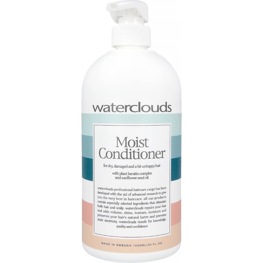 Waterclouds Moist Conditioner, Nawilżająca Odżywka do Włosów Suchych z Keratyną, 1000ml
