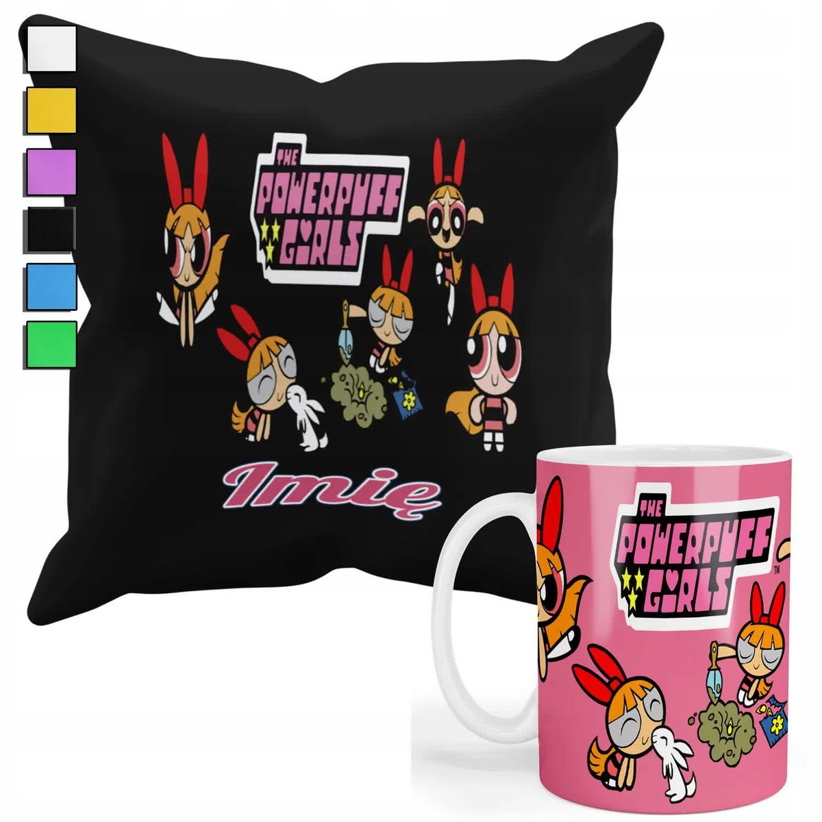 Zestaw Kubek + Poszewka Z Nadrukiem-Dla Fana Atomówki Prezent +Imię