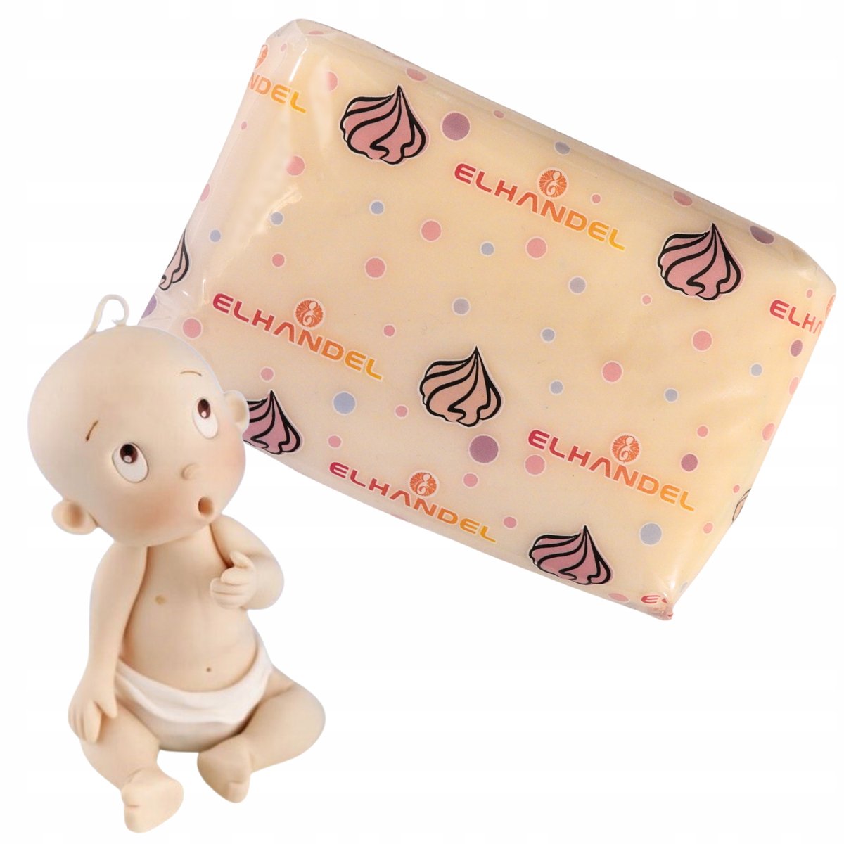 Lukier plastyczny masa cukrowa do dekoracji tortu ciast kolor cielisty 100g